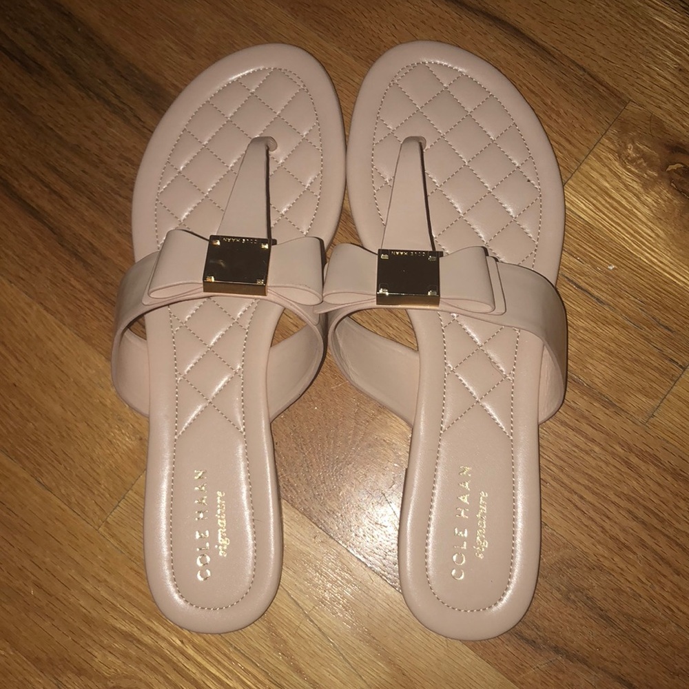 Never worn Cole Haan nude sandals size 7.5
